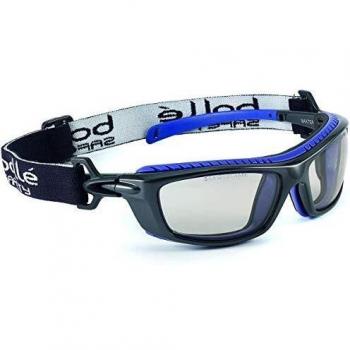 Bolle Baxcsp - Montura pc negro y azul ocular csp en pc anti-vaho y anti-rayaduras platinum cinta y espuma