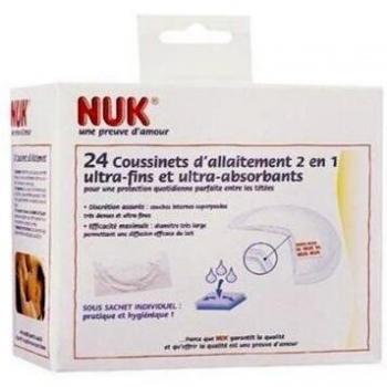 Cojines de Lactancia Ultra Absorbentes Nuk - 24 Unidades