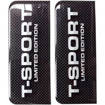T-Sport – Número Placa Pegatina para carbono 3d resina Gel, curvada