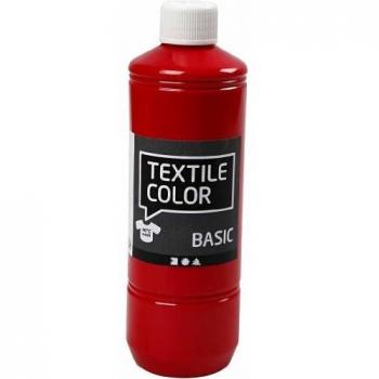 Colorante Textil de Alta Calidad Rouge 500 ml - Fijación con Plancha antes de Lavar