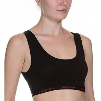 Bruno Banani - Sujetador deportivo bustier para mujer, color negro 007, talla 38