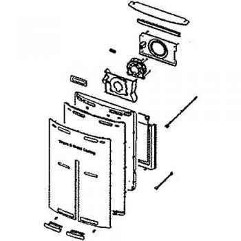 Tapa evaporador frigorífico Samsung DA97-15409G
