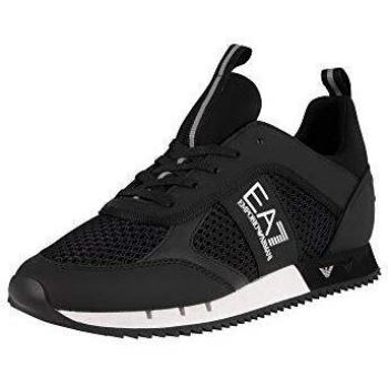 EA7 Men's Trainers, Size: UK 10, Colour: Black