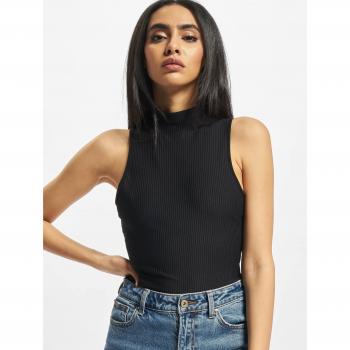 Urban Classics Women's Sleeveless Ribbed Turtleneck Bodysuit