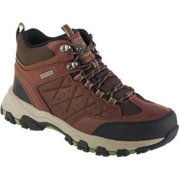Skechers Selmen Telago - Botas de trekking masculinas marrones, talla 41