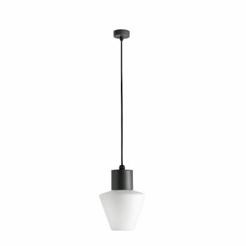 Colgante Jardín Faro Barcelona Mistu 74427C-02 Gris Oscuro, Lámpara colgante de diseño moderno, fabricada en metal y vidrio, con acabado gris oscuro, ideal para exteriores e interiores, incluye fuente de