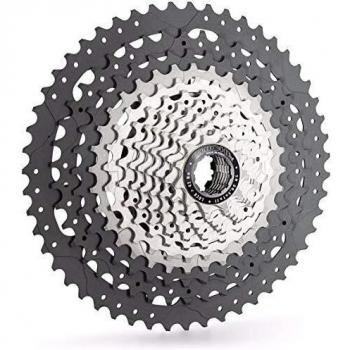 Cassette Miche XM 12 Velocidades 11-51T Shimano Plata/Negro