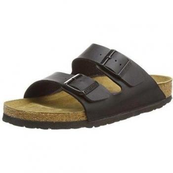 Birkenstock Arizona BF Sandals - Black - Size 6 (Men's) and Birkenstock Arizona BS Regular Fit 51791 Schwarz - Black Textile - Size UK 7 (Women's)