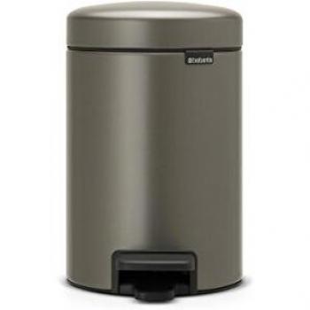 Brabantia NewIcon Pedaalemmer 3 Liter Platinum Gris