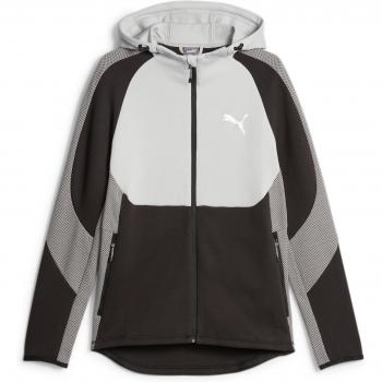 Sudadera Puma EvoSTRIPE Gris para Hombre con Cremallera Completa