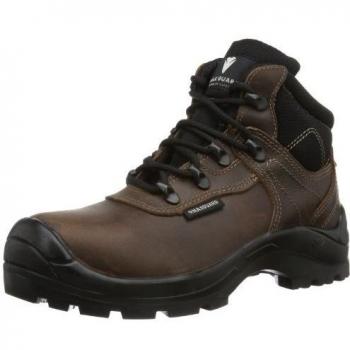 Maxguard CLINT 900232 - Zapatos de protección de cuero para unisex-adultos, color marrón, talla 43