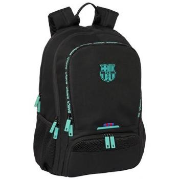 SAFTA - MOCHILA PADEL F.C.BARCELONA 3ª EQUIPACION 42x30 cm - Mochila con Asas Ajustables y Espalda Ergonomica - Mochila con Compartimientos con Cremallera -