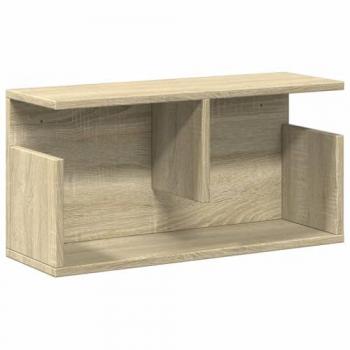 Mueble de pared madera de ingeniería roble Sonoma 60x20x30 cm, armario montado en la pared, armario de pared para TV