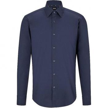 Camisa Hugo Boss H-joe Kent Azul de manga larga para hombre