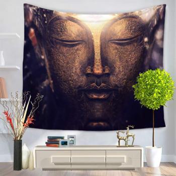 PYHQ Mandala buda india Tapiz Colgar en la pared,Tejido De Poliéster Pintura,Multi-Use:Manta de picnic,Cortinas,Toalla de playa,Mantel,Esteras de yoga,Sábana,Hippie urbano Bohemia Boho Art