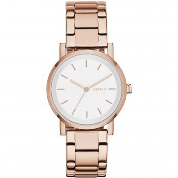 Reloj Analógico de Mujer DKNY Soho NY2344 con Acero Inoxidable y Baño de PVD Rosa