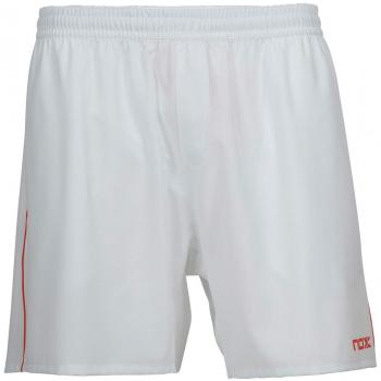 Pantalón Deportivo NOX Team para Hombres - Blanco con Detalles Naranja