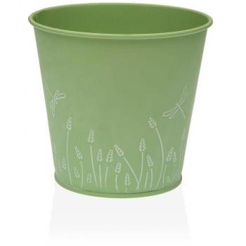 Maceta Versa Zink Verde Metal (12 cm)