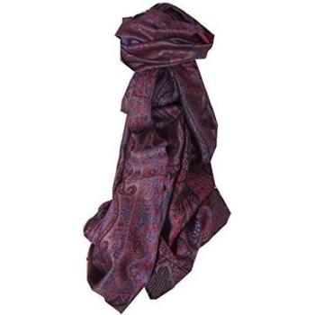 Estola Pashmina Lujo de Alta Calidad 100% Seda Diseña Jamawar ID 3444 de Pashmina & Silk