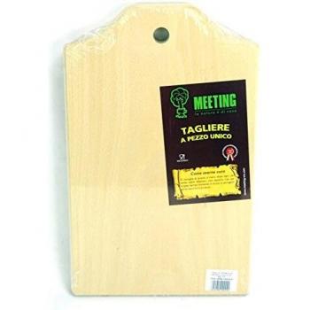 Tabla de Madera de Haya 37x23x2 cm para Alimentos - Hecho en Italia