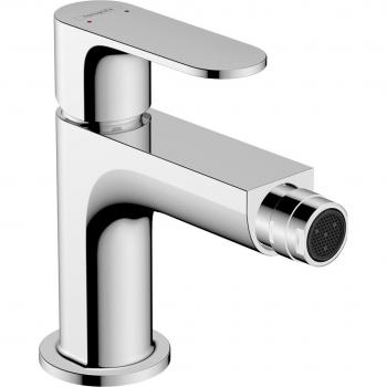 Grifo monomando para bidé con desagüe automático de latón cromado Rebris S Hansgrohe