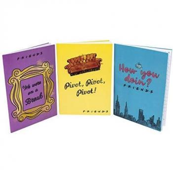 Paladone- Cuadernos A5 Set DE 3 Friends, Multicolor
