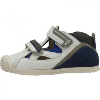 Sandalia Sauvage Biomecanics para Niño, color blanco