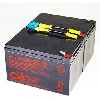 Batería de Plomo 24V 12Ah Compatible con APC RBC6