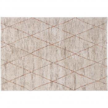 Alfombra Karya gris tejido a mano 230x160 cm