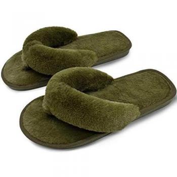 MStar Mujer Elegante Bettenhaus Zapatos Warmer Peluche Chanclas algodón Pantuflas Antideslizantes Guantes para otoño/Invierno
