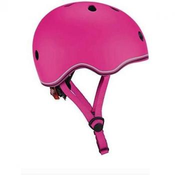 Globber EVO Lights Junior Helmet, XXS/XS (45-51 cm), Neon Pink