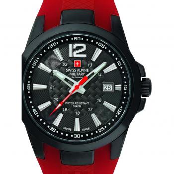 Reloj Suizo Militar Alpine 7058.1876, Cuarzo, 43mm, Resistente al Agua 10ATM