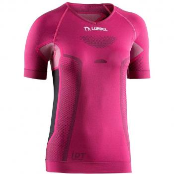 Camiseta termorreguladora de mujer Lurbel Cristallo Short Sleeves fucsia - XS