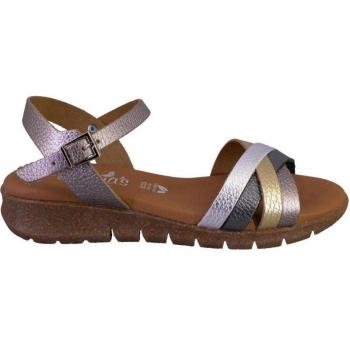 Sandalias de mujer VALERIA'S 1146 multicolor PIEL