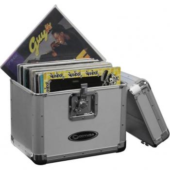 Odyssey Krom Series KLP2 Stackable Record/Utility Case (Silver)
