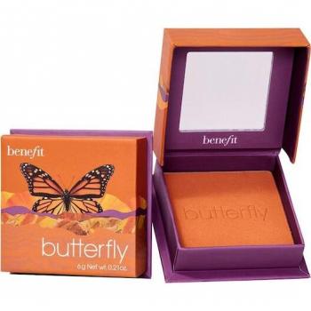 Butterfly Golden Orange Shimmer Powder Blush