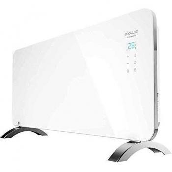 Cecotec Radiador Eléctrico Bajo Consumo Ready Warm 6750 Crystal Connection. Wifi, 2000 W, Termostato Regulable, 2 Modos, Temporizador, Soporte de pie, Protección sobrecalentamiento