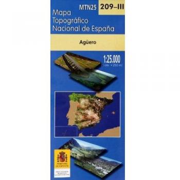 Mapa agüero 209-III 1:25000