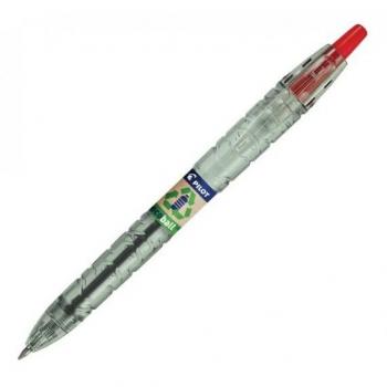 Bolígrafo Pilot B2P Ecoball Gel Reciclado Punta Media 1.0mm Tinta Roja
