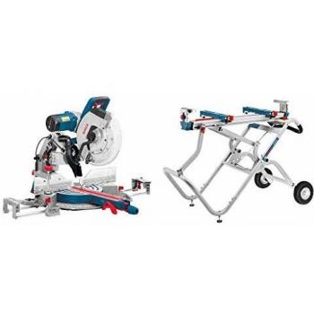BOSCH 0615990FZ6 - Ingletadora GCM 12 GDL Professional. TELESCÓPICA de doble inglete. 2.000 W; 3.800 rpm. Ø Disco: 305 mm. 32 Kg con 1 Disco de sierra Top Precision Best for Wood de 305 mm y 72 dientes. 1 mesa de trabajo GTA 2500 W Professional