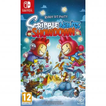 Nintendo Scribblenauts: Showdown - Estándar Nintendo Switch, juego de aventura y rompecabezas, multijugador local y en línea, permite crear objetos mediante escritura, gráficos coloridos y animaciones fluidas