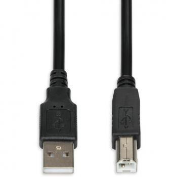 iBox IKU2D - Cable USB 1,8 m USB 2.0 USB A USB B Negro
