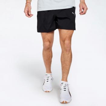 Puma Run Favorite Woven 5 Shorts para Hombre, Negro, Modelo 523158-01