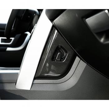 metyoucar de fibra de carbono superficie ABS centro consola – Cubierta para panel Trim mano izquierda unidad