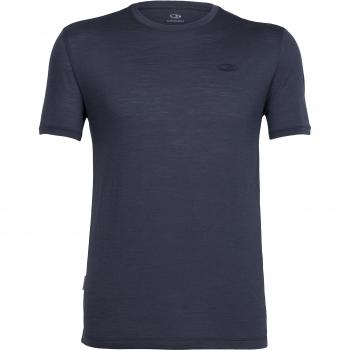 Icebreaker Tech Lite Crewe – Camiseta de manga corta primera, color gris - Stealth/Stealth/Stealth, tamaño small