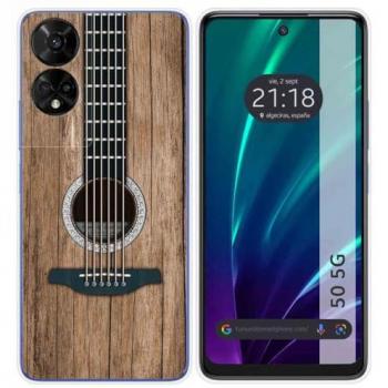 Funda Silicona para TCL 50 5G diseño Madera 11 Dibujos