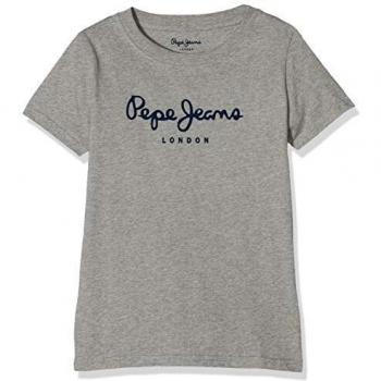 Pepe Jeans Art N Camiseta, Gris (Old Gris Marl), 16 años para Niños