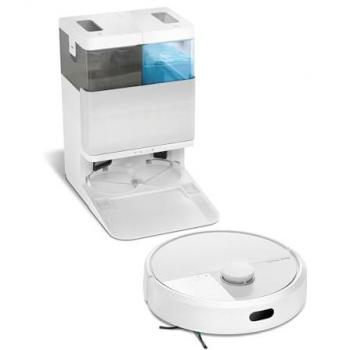 iRobot Roomba Plus 405 Combo Robot Aspirador y Friegasuelos con Base AutoWash, Multifunción, Autolimpiable, Mopas Giratorias DualClean, Blanco