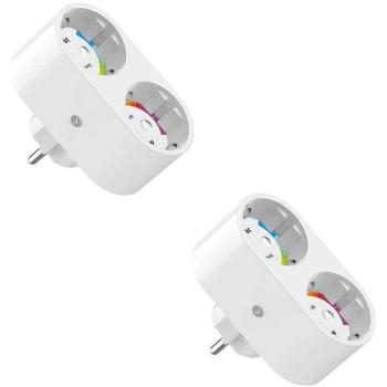 Enchufe Inteligente Doble Gosund SP211 WiFi, Control por Voz, App Remota y Estadísticas de Consumo (2 Pack)