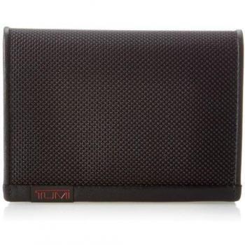 Tumi Durchläufer (NOS) Tarjetero, 11 cm, Negro (Black)